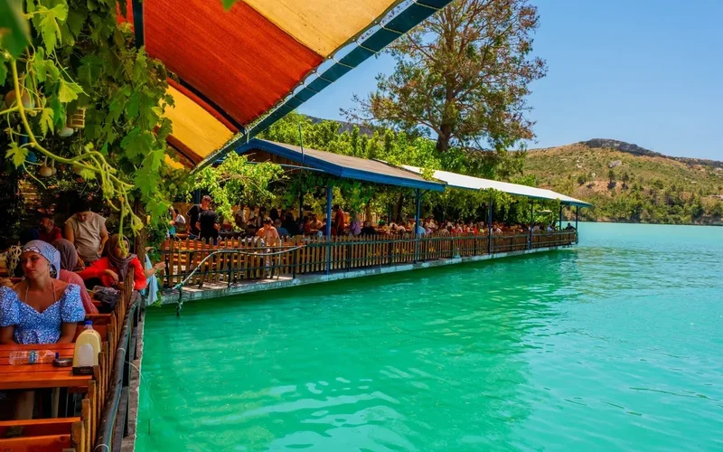 Green Lake (Yeşilgöl) and Gölbaşı Restaurant: the lakeside end of the Green Canyon day
