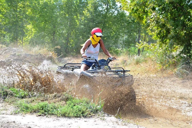 quad atv bike riding