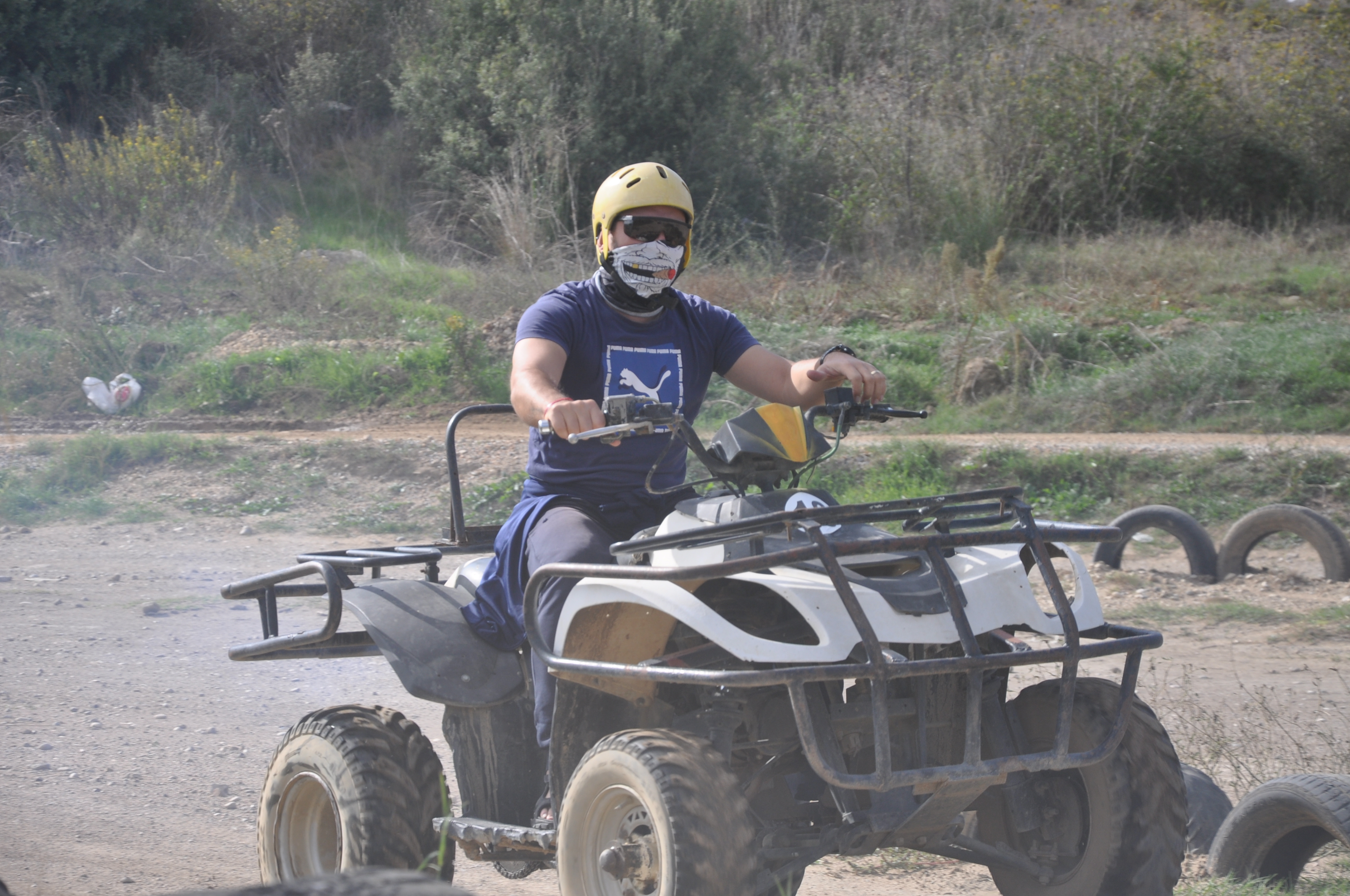 side quad bike riding