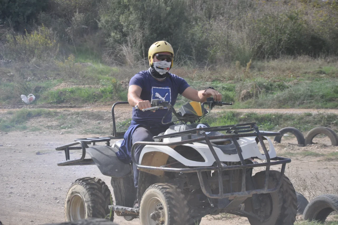 side quad bike riding