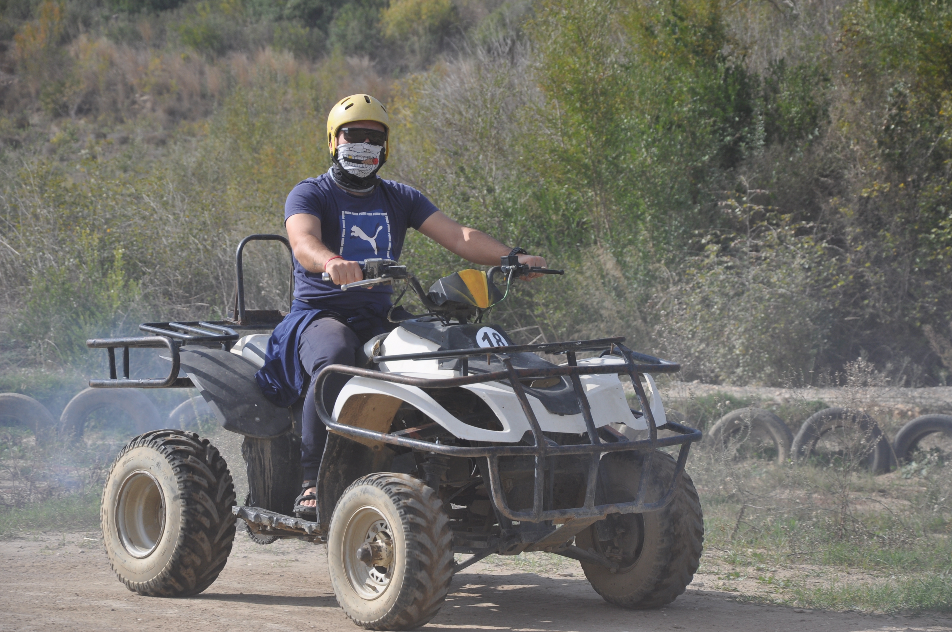 side quad bike riding