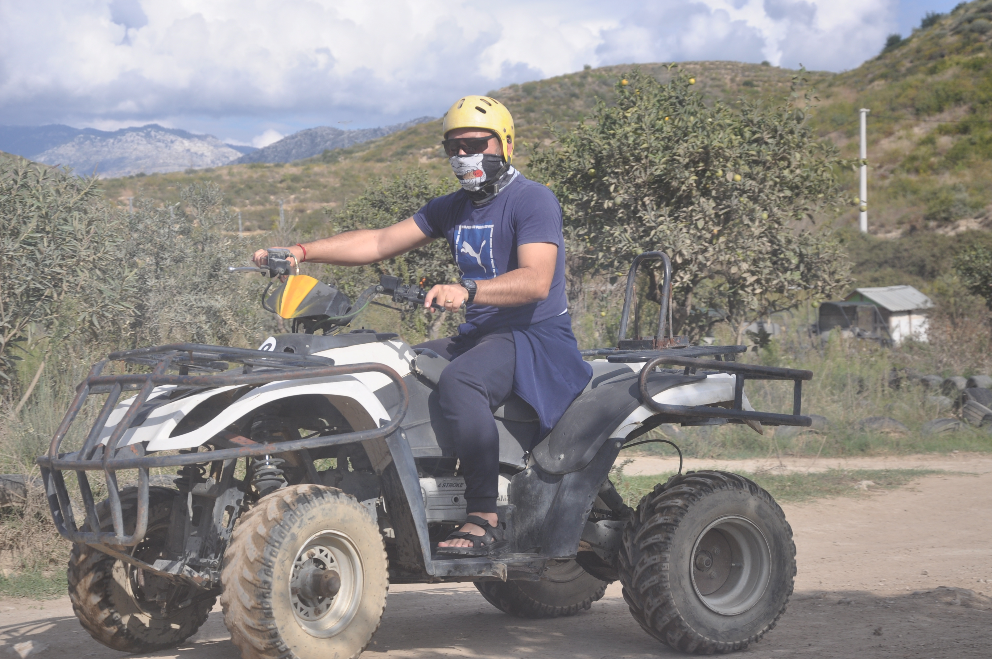 side quad bike riding