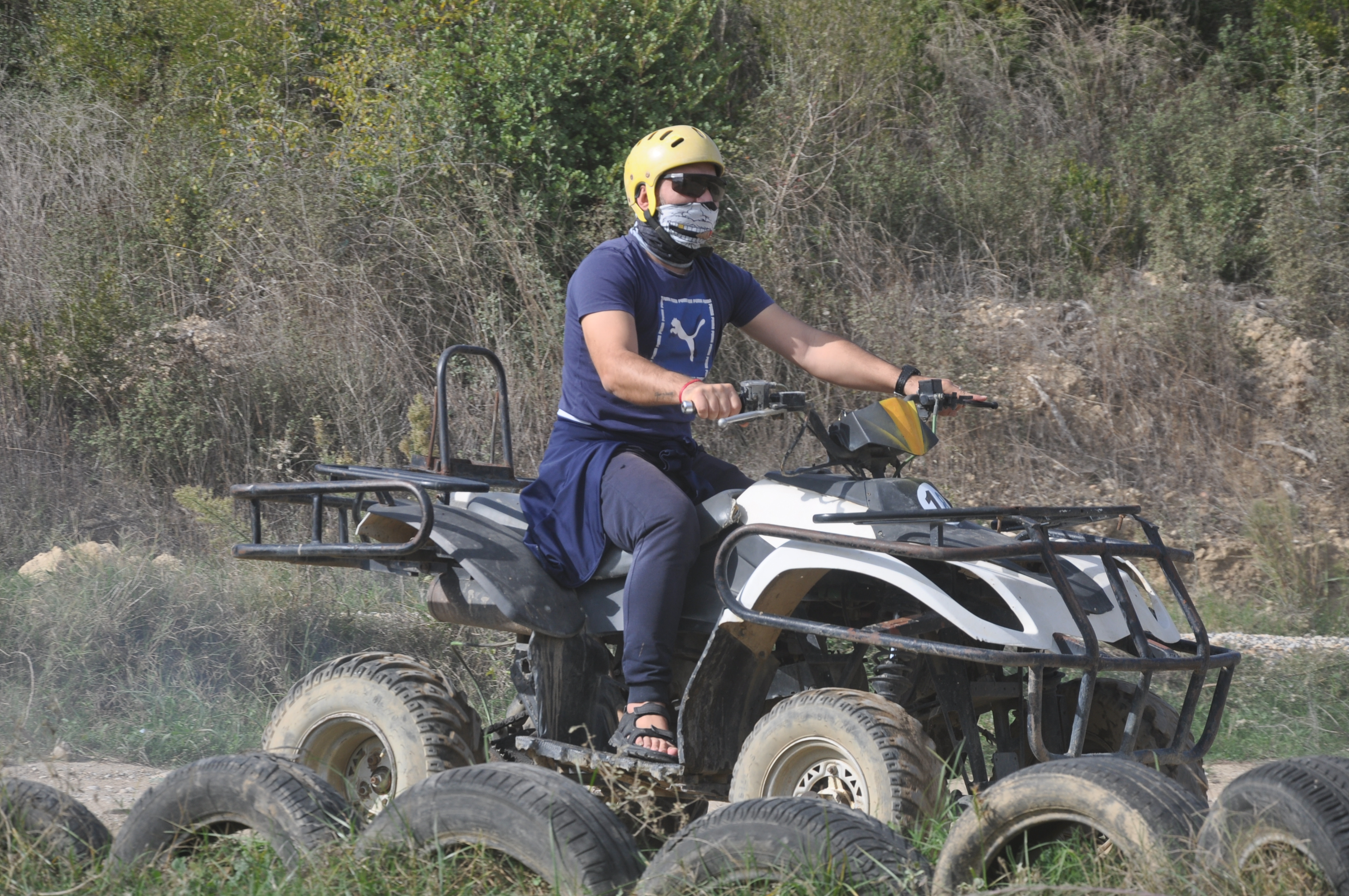 side quad bike riding