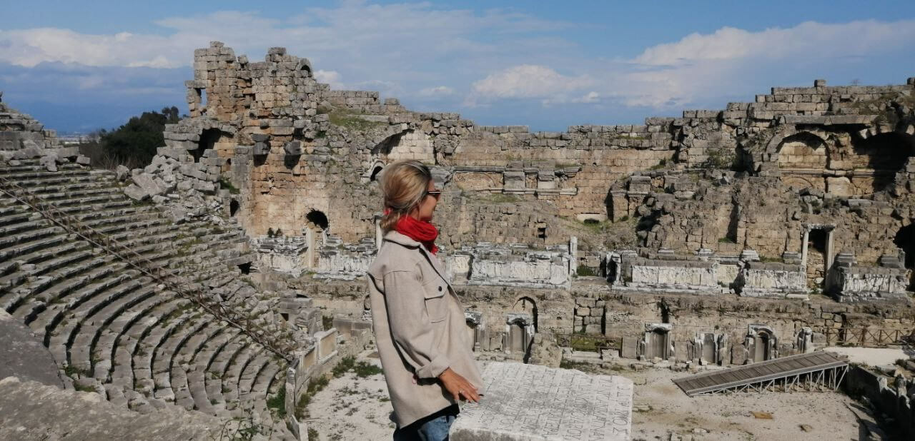perge aspendos kursunlu waterfall guided excursion